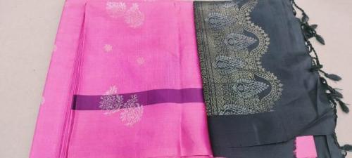 SOFT SILK SAREE WITH BLOUSE